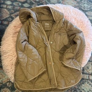 Zara circular puffer jacket